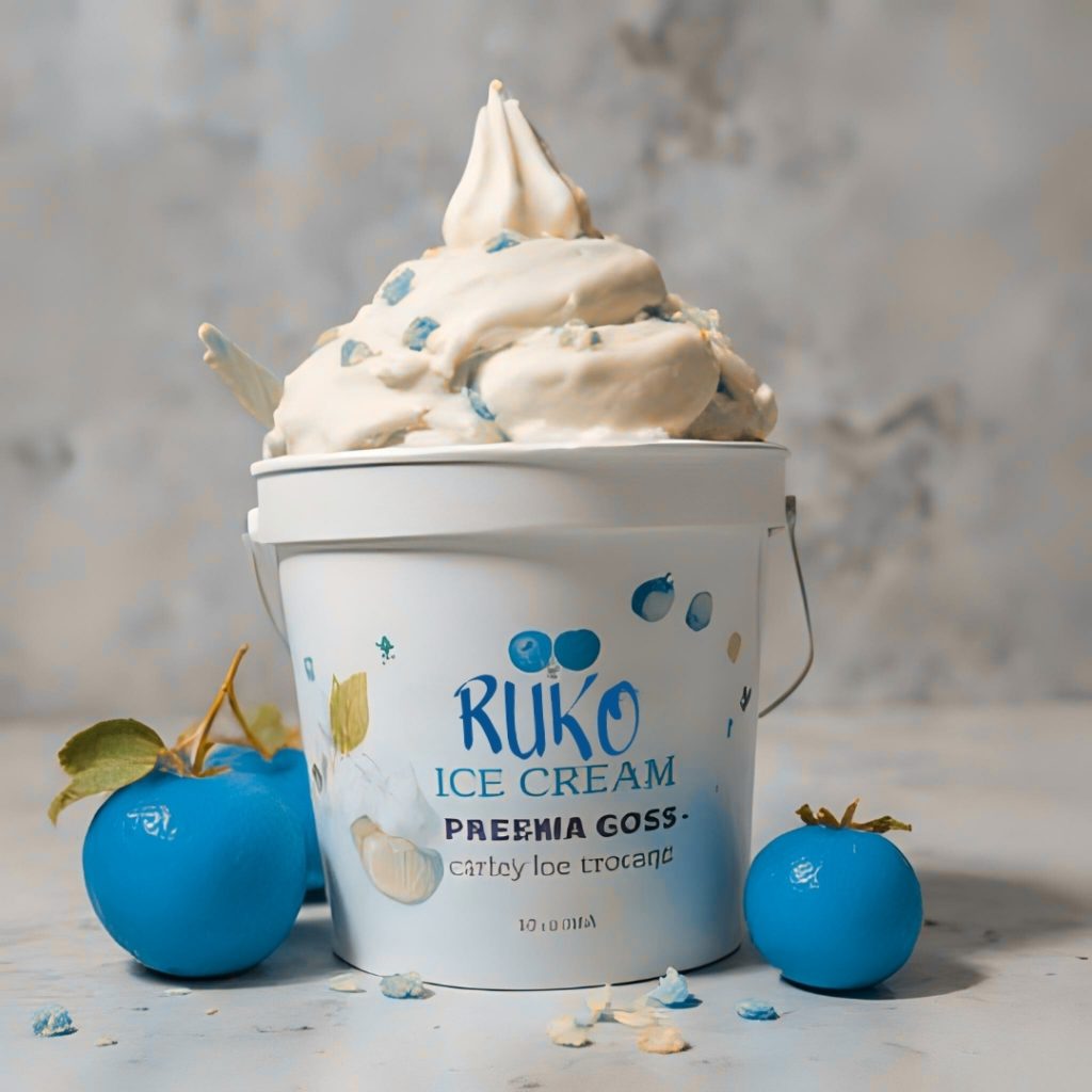 Pink and White Illustration Ice Cream Social Flyer